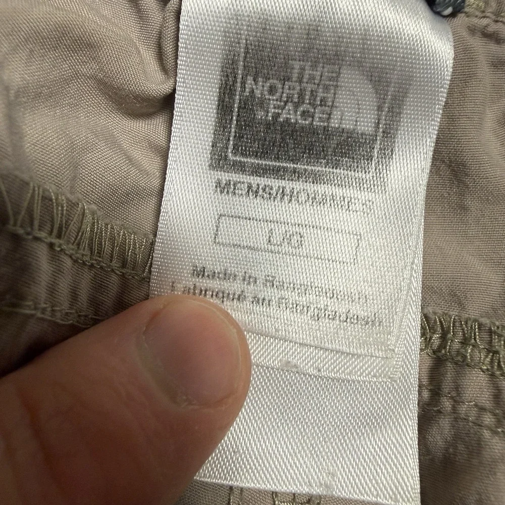 The North Face Convertable Utility Cargo Pants Tan Men's Size L Gorpcore Hiking